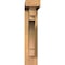 Ekena Millwork Merced Block Smooth Bracket w/ Offset Brace, Western Red Cedar, 3 1/2"W x 16"D x 16"H BKT0402X16X16MRC05SWR - alternate 4